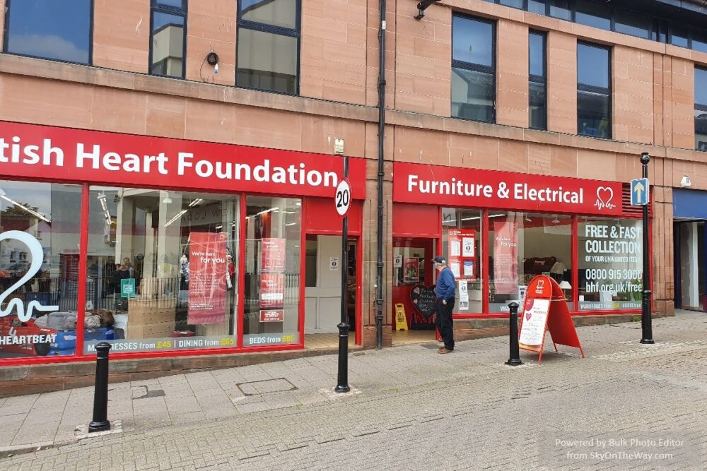 British Heart Foundation Furniture Love Dumfries Eat Shop