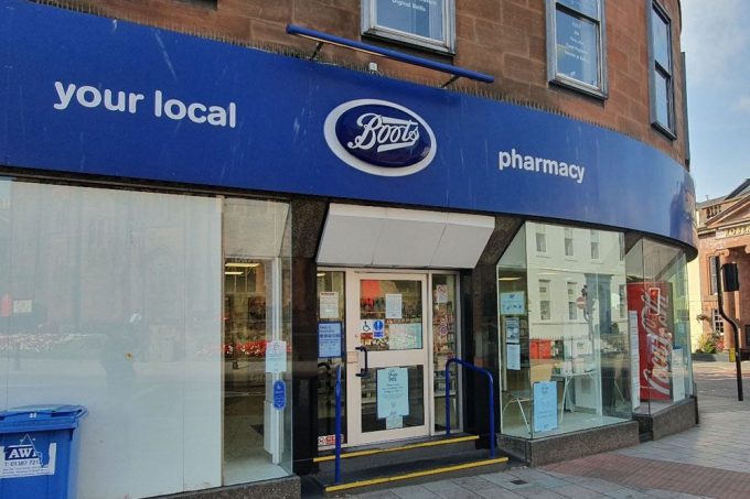 boots chemist acetone