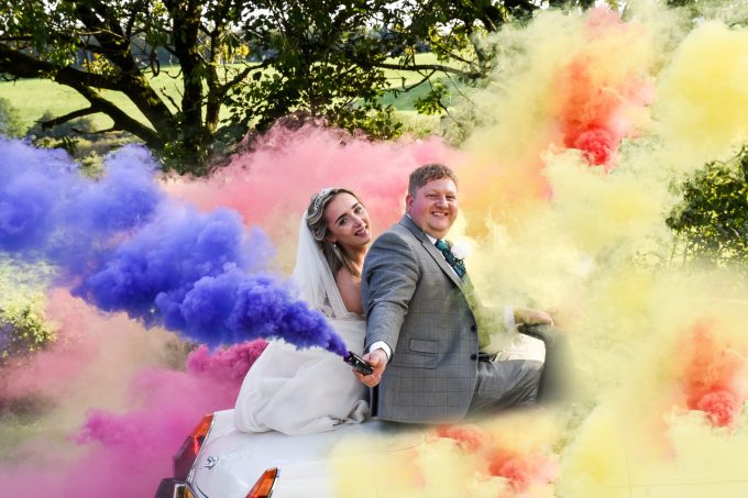 Smoke Bomb wedding ideas